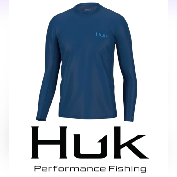 Huk Other - Huk Icon Performance Fishing Men's Quick Dry Long Sleeve Shirt L